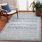 The Rug Department Liora Manne Canyon Tribal Stripe Indoor Outdoor Area Rug Navy